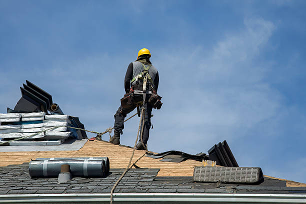 Professional Roof Replacement technician working in Anderson, IN
